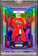 Josh Allen RARE SILVER REFRACTOR PRIZM INVESTMENT CARD PANINI SSP MVP ROY MINT