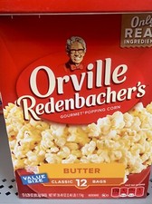 Orville Redenbacher's Classic Butter Microwave Popcorn, 3.29 Oz 12 Bags