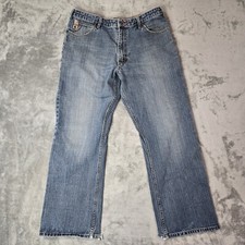 90s Skater Baggy Paco Jeans Mens Y2K Denim Faded Sz 36x30 36 28.5  Flaws