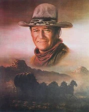JOHN WAYNE MEMORIAL print, 11" X 14"