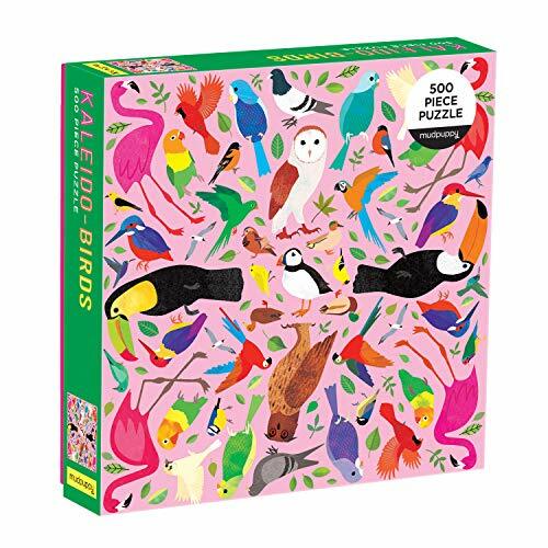 Mudpuppy-Kaleido Birds 500 Piece Family Puzzle HBOOK NUOVO