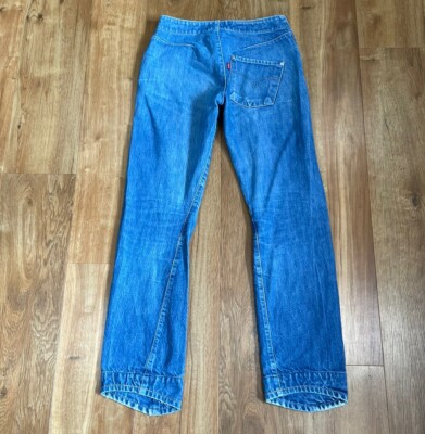 Levi’s Engineered Twisted Twist Twister Vintage Y2K Jeans Blue Denim size  28x32 UK
