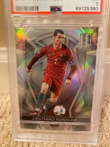 2016 Panini Spectra Soccer #7 Cristiano Ronaldo Portugal PSA 7 Near Mint NM - Picture 2 of 3