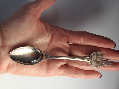 Antique Ghirardelli Square San Francisco CA Souvenir Spoon Silver Plated 5 1/4" - Picture 5 of 15