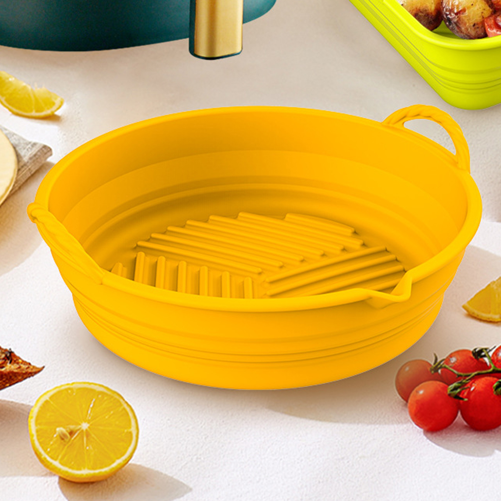 Cake Pan Drain Nozzle Roast No Oil Fried French Fries Silicone Roasting