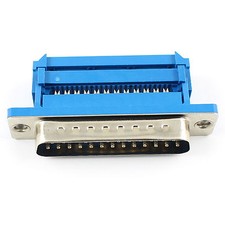 100Pcs D-SUB 25 Pin IDC Type Male Adapter Connector For Flat Cable DB25M