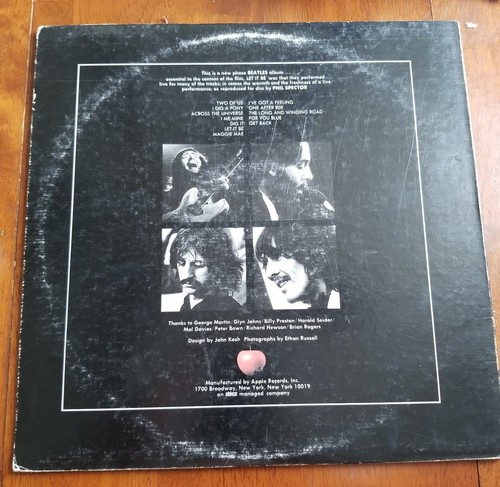 Beatles  Let It Be - USA AR34001 APPLE vinyl LP album record - Picture 2 of 2