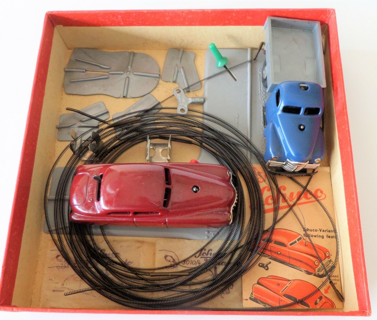 Coffret Circuit Mécanique Schuco Varianto – Camions – Réf 3010 D – Vintage Allemagne