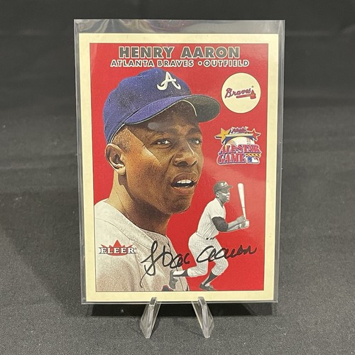 2000 Fleer Fanfest Redemption Card #2 Hank Aaron Braves - Bild 1 von 2