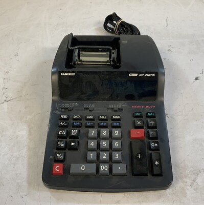Casio DR-210TM Printing Calculator-C3E