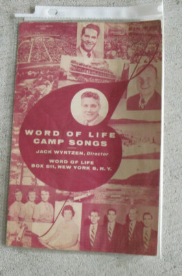 Vintage 1955 Booklet Word of Life Camp Songs