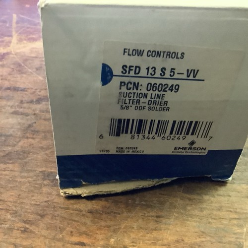 Emerson SFD 13 S 5-VV Dual Access Suction Line Filter-Drier 5/8” ODF Solder (new - Picture 6 of 7