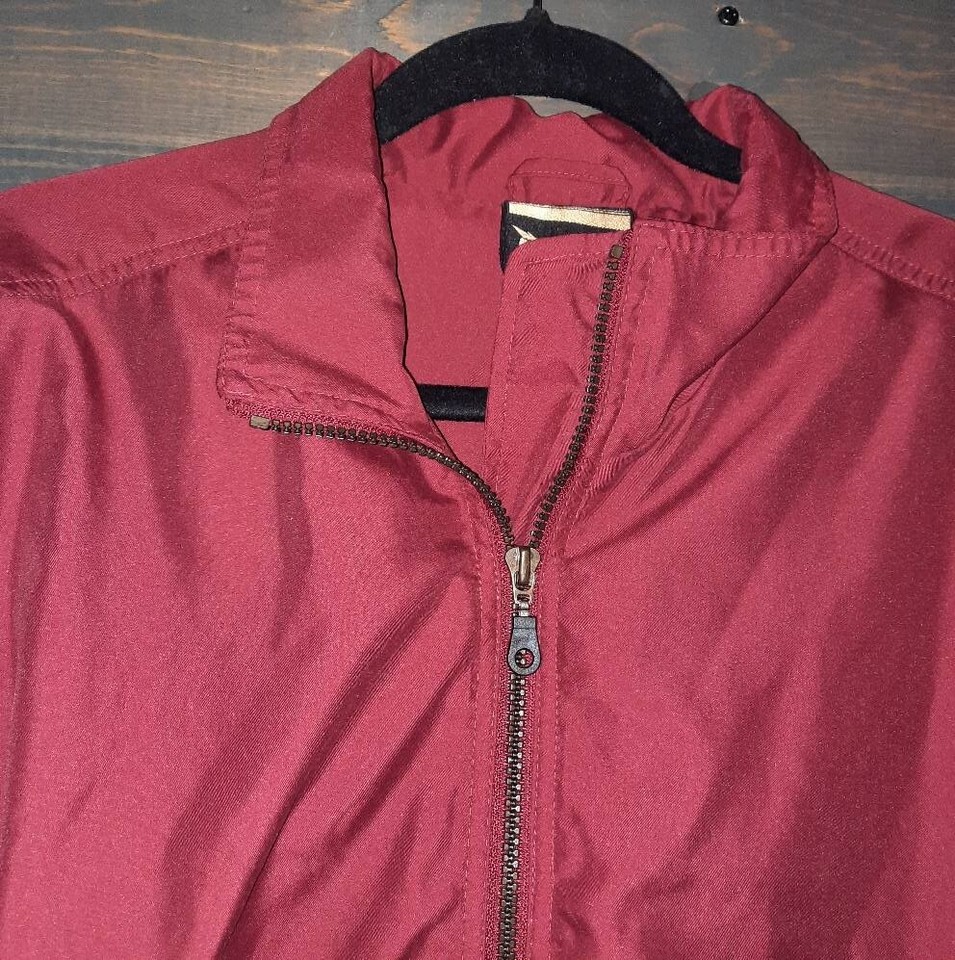 Vintage Auburn sportswear jacket Pfizer logo back wine red S eBay