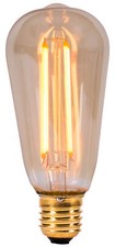 Image of BELL 01469 4W LED Vintage Squirrel Cage ST64 - ES E27, Amber, Extra Warm White