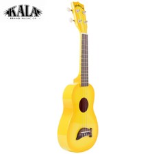 Kala Makala Series MK-SD/YLBURST Yellowburst Soprano Ukulele with Dolphin Bridge