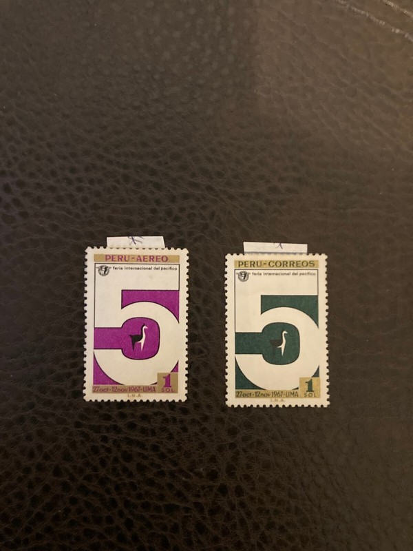 International Pacific Fair V, Lima, complete series MH, Perú 1967, accept offers