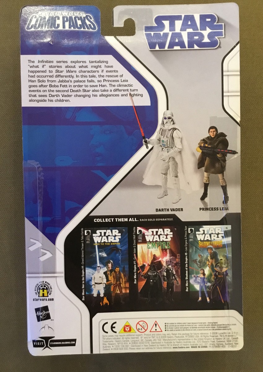 Star Wars Comic Pack #11 White Darth Vader & Princess Leia
