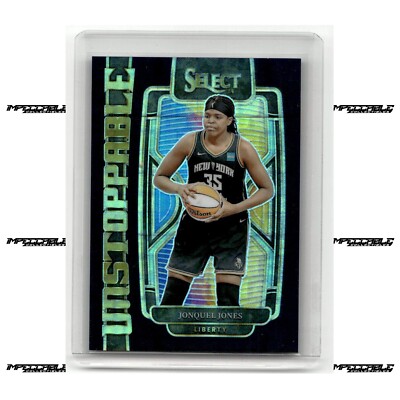 2024 Panini Select WNBA - Unstoppable Black Pandora #10 Jonquel Jones /8