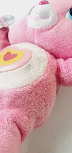 Care Bears Wiggle Hugs Wonderheart Bear 10" Electronic Toy 2012 Hasbro - Picture 3 of 9