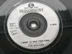 THE BEATLES  I WANT TO HOLD YOUR HAND   45 1990s  U.K.  SILVER  LABEL PRESSING