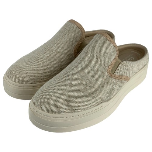 LL Bean Shoes Mens 7 M Clog Tan Leather Slip On Comfort 