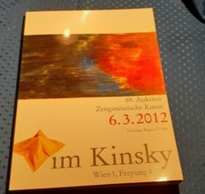 Auktionskatalog Kinsky- Palais Freyung Wien - Zeitgenössische Kunst 2012