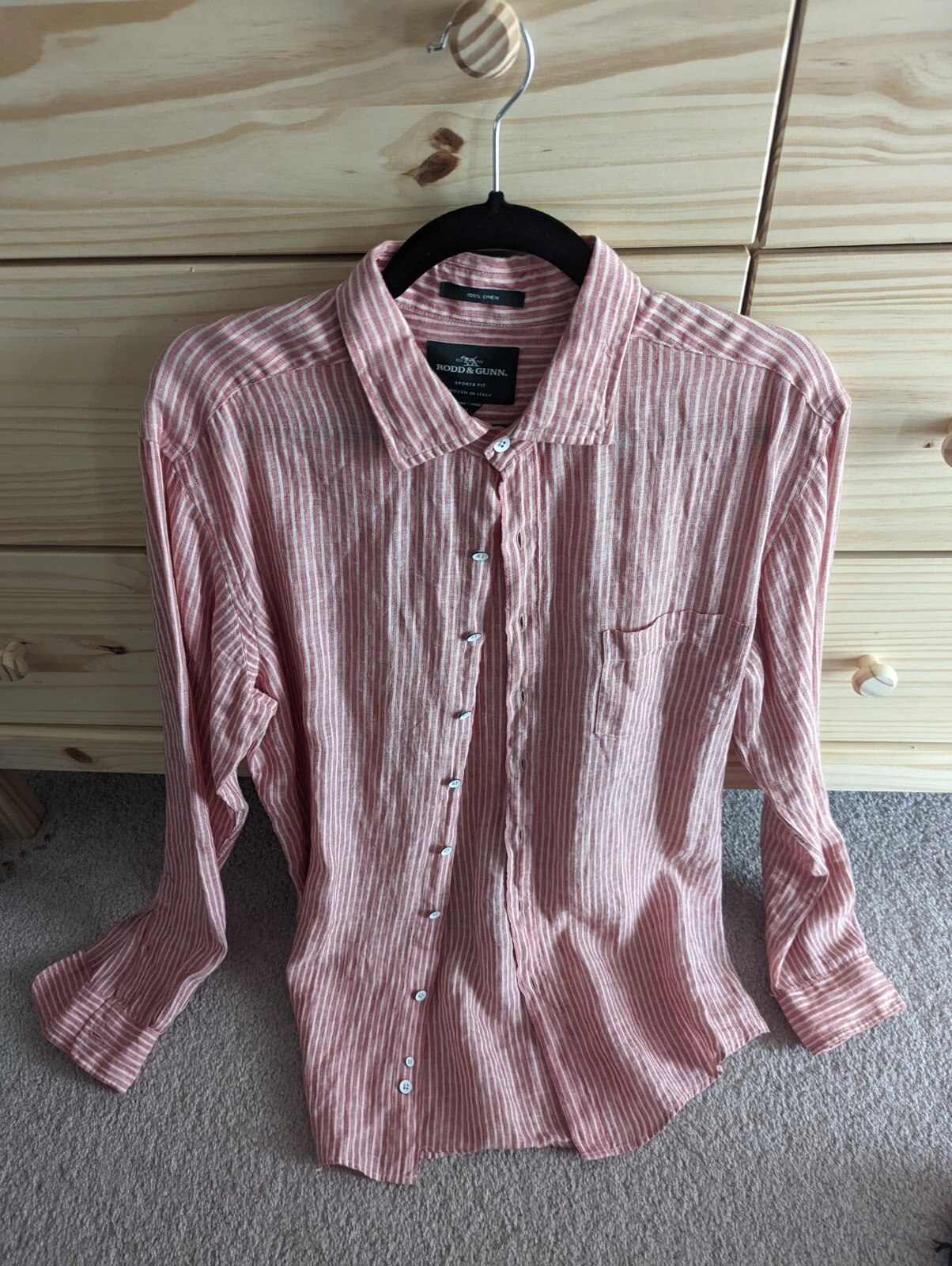 Rodd & Gunn - Linen Button Long Sleeve - Large
