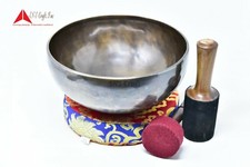10 Inch Antique Yoga Therapy Hand Hammered Tibetan Singing Bowl Made in Nepal