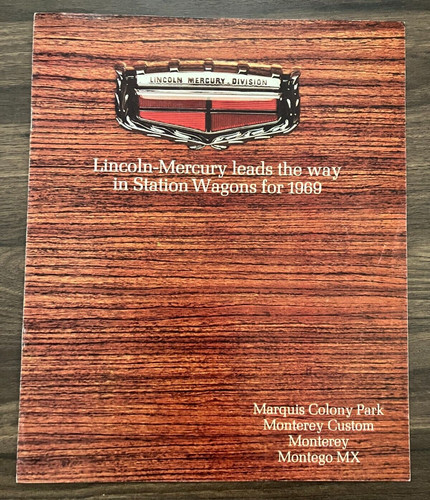 1969 Mercury Marquis, Monterey, Montego - Vintage 8-Page Dealer Sales Brochure