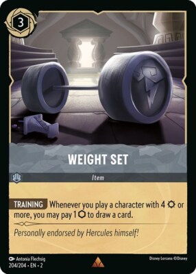 Lorcana Weight Set (204/216) Rise of the Floodborn NM
