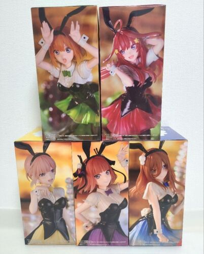 The Quintessential Quintuplets Bunny cos Trio-Try-it figure set of 5 JAPAN F/S - Picture 3 of 4