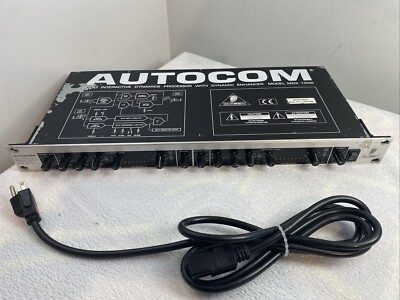 Behringer AUTOCOM MDX1200 Audio Dynamics Processor Compressor Gate W/ Power Cord