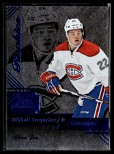 2016-17 Fleer Showcase Flair Blue Ice Mikhail Sergachev 032/199 #H1R3E