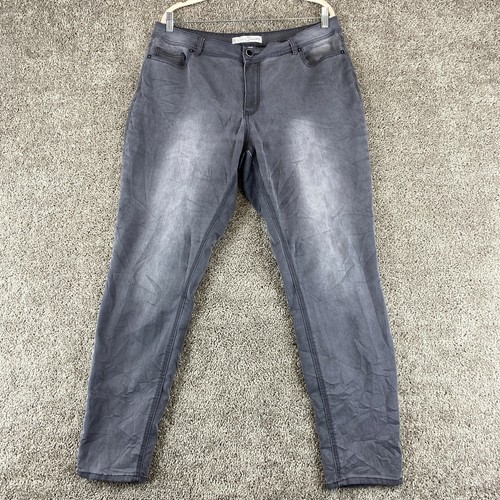 Cato Denim Jeans Womens Size 16 Grey 