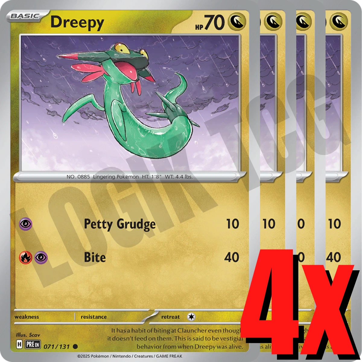 dreepy pokemon card value Pokémon TCG Cards for sale Psychic Psychic Quick Attack (10+) Flip a coin Pokemon Card Japanese Dreepy 118/187