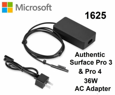 GENUINE ORIGINAL MICROSOFT SURFACE PRO 1625 3 4 36W AC ADAPTER CHARGER 12V 2.58A