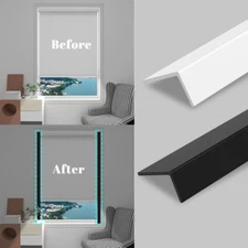 Changshade CUSTOM CUT Cordless Window Blind Blackout Roll-up Blind Roller Shades