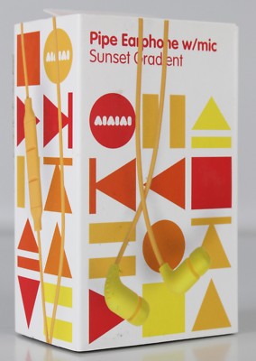  Aiaiai Pipe In-Ear Kopfhörer mit Mikrofon Farbverlauf Sunset Gradient K36-AI1