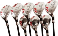 RIGHT HAND SET OF 8 Graphite Integra iDrive Hybrid Rescue Irons 3-PW SENIOR FLEX