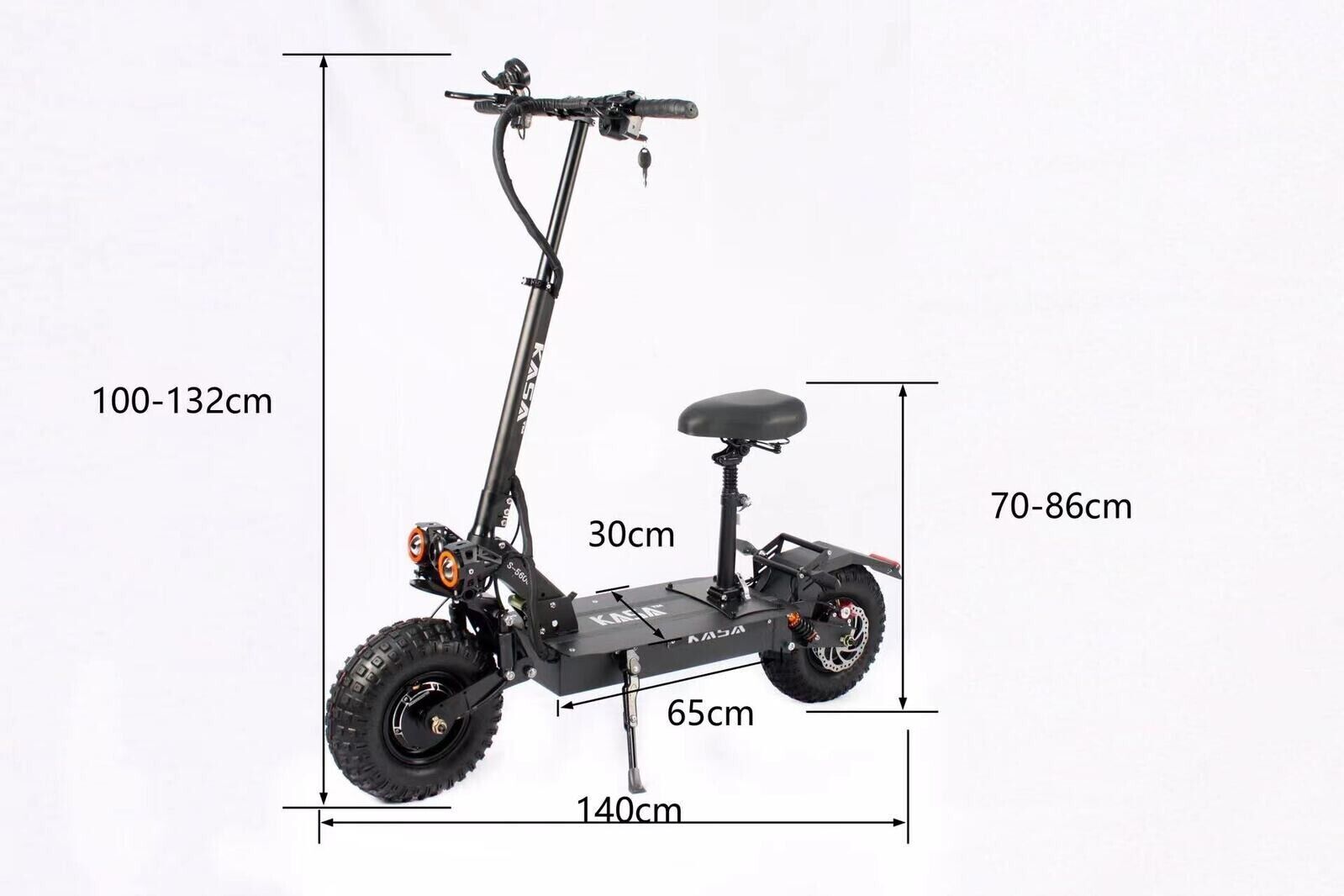 KASA Foldable Electric Scooter 60V Power full motor off Road Tyre E