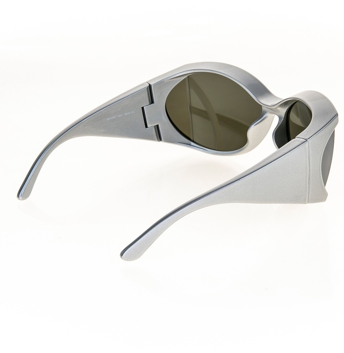 BALENCIAGA EXTREME Oversized Wrap 0154 Silver Bold Unisex BALENCIAGA EXTREME Oversized Wrap 0154 Silver Bold Unisex