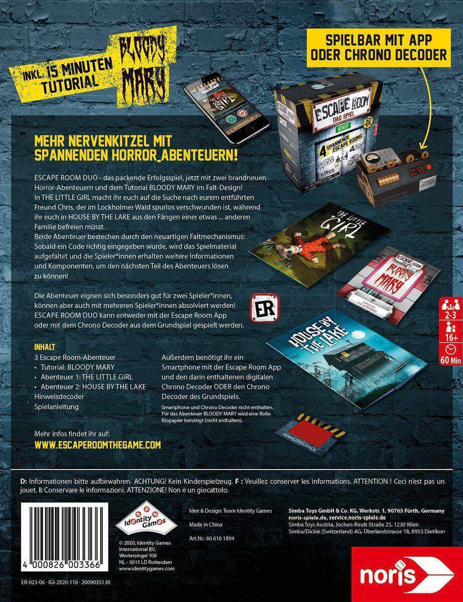 Thumbnail - Noris Spiele Escape Room Duo