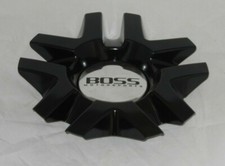 Used Boss Motorsports 327 Black 3206 Wheel Rim Center Cap