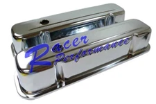 59-79 PONTIAC TALL VALVE COVER 326 389 330 350 428 455 V8 CHROME STEEL BAFFLE