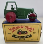 MATCHBOX LESNEY No. 13 Diesel Road Roller Original B4 Box