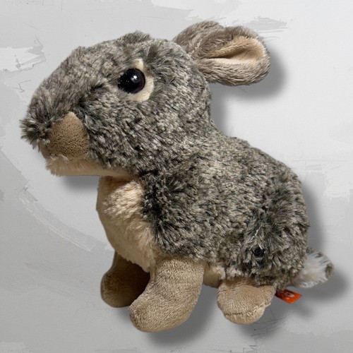 Wild Republic Wild Bunny Rabbit Brown/Gray 8" Plush Stuffed Animal - Picture 2 of 5