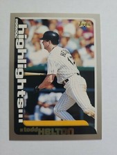 TODD HELTON 2000 TOPPS BASEBALL CARD # 221 E3240