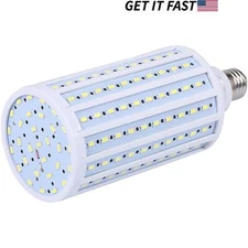 180W Equivalent LED Bulb 170-Chip Corn Light E26 3000lm 28W Cool Daylight 6000K