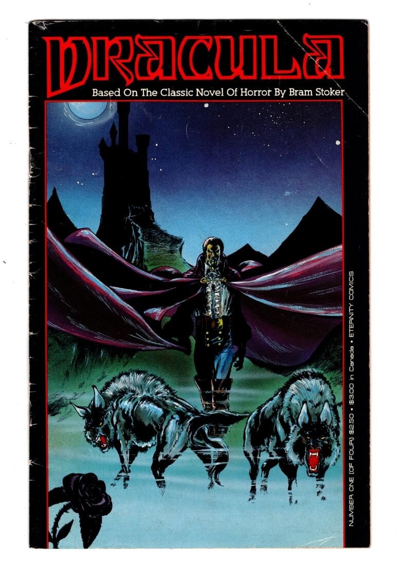 DRACULA BASED ON BRAM STOKER SET ,# 1, GD (2.0), #3 VG+ (4.5