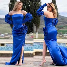 Flower Party Straight Off-the-shoulder Bespoke Occasion Gown Long Dresses